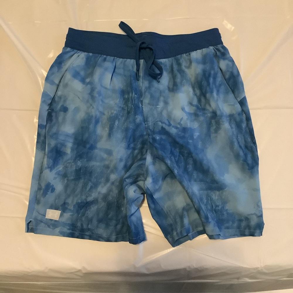 Under Armour Blue and White Athletic Shorts #31